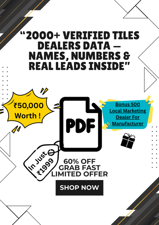 2000+ Tiles Dealers Contacts